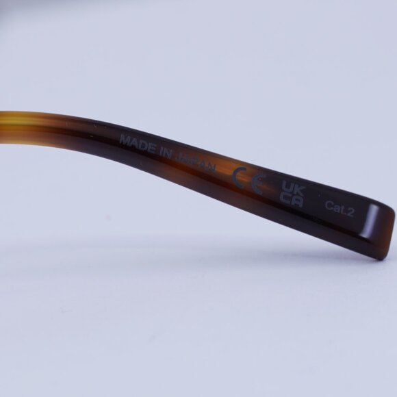 Saint Laurent SL741 003 Sunglasses Gold Square Frame, Green Lenses - Picture 11 of 12